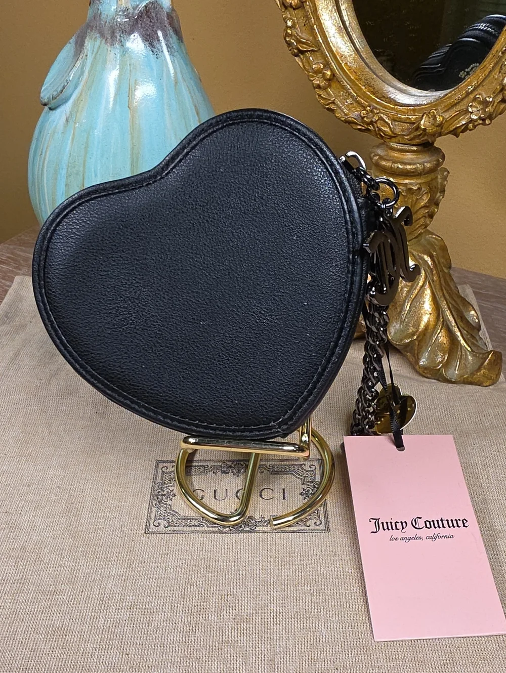 Juicy Couture heart shaped